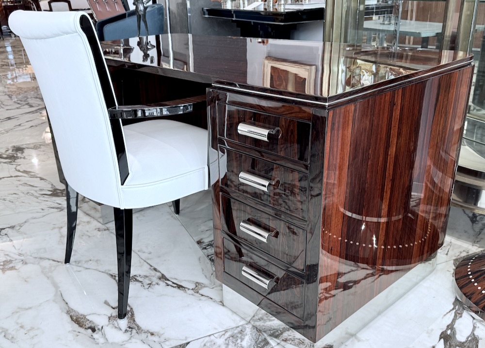 Büro Rio Palisander ca 1930, restauriert 