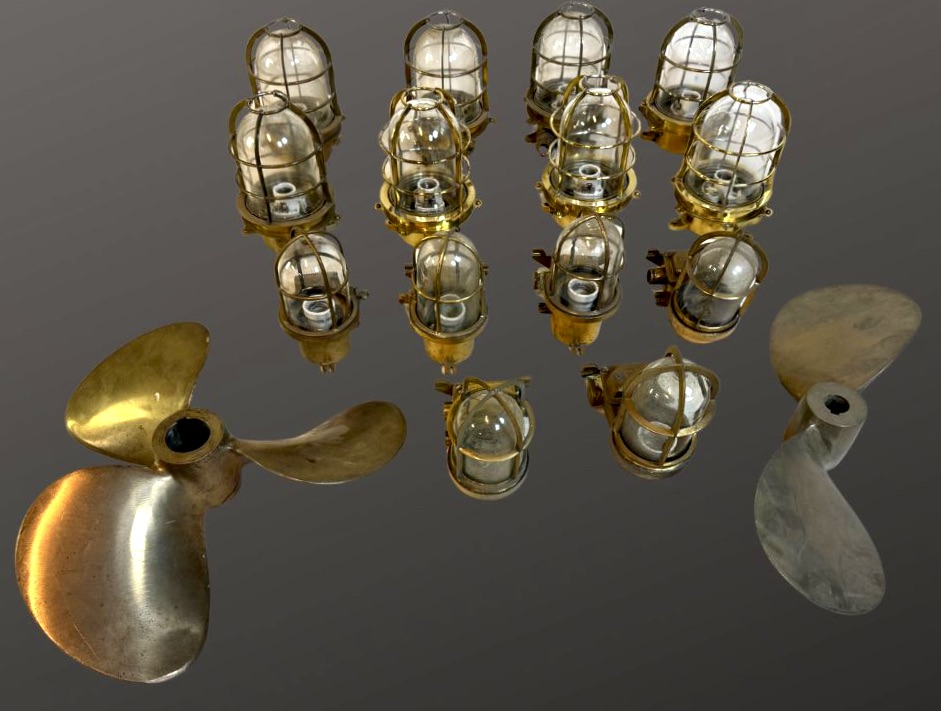 Schiffslampen originale ca. 1900-1920